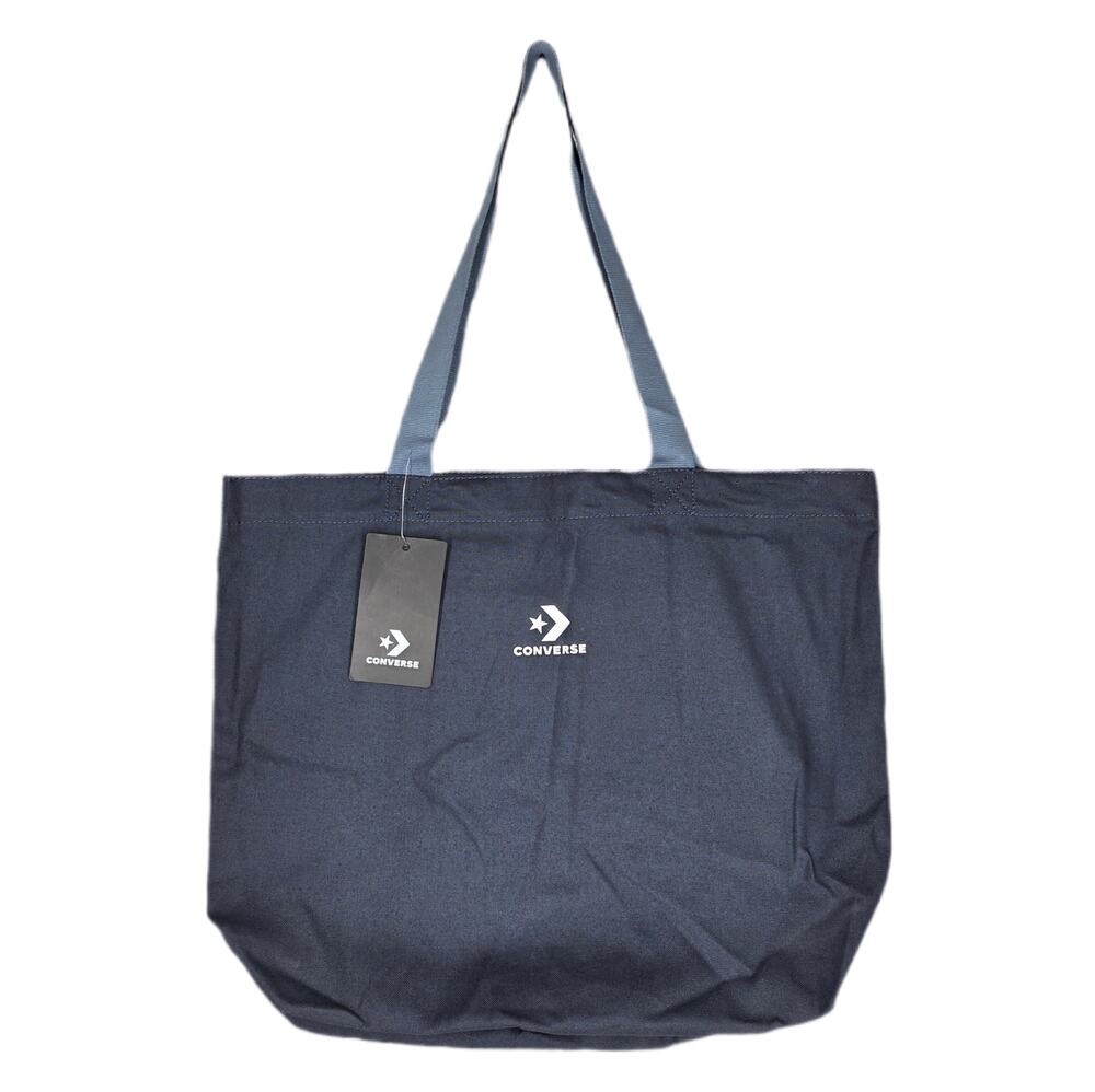 CONVERSE CANVAS TOTE BAG – NAVY/BLUE – NEW WITH TAGS – 100% COTTON